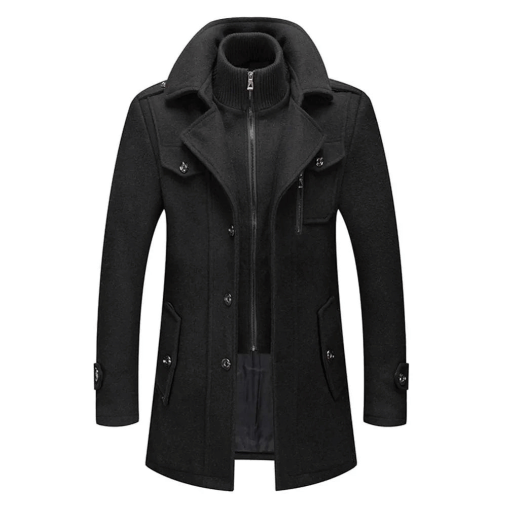 ELEGANTIEE | Cappotto da uomo a due pezzi per stile e calore