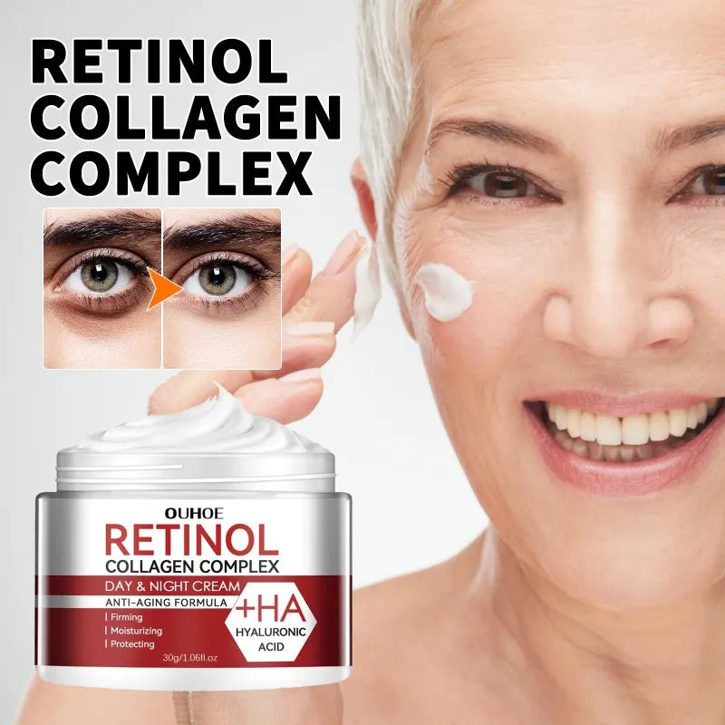 Retinol, Collagen & Hyaluronic Acid Face Cream | Elegantiee