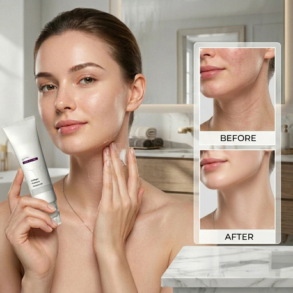 FirmSkin Neck™ - Collagen and Hyaluronic Acid Neck Cream | ELEGANTIEE