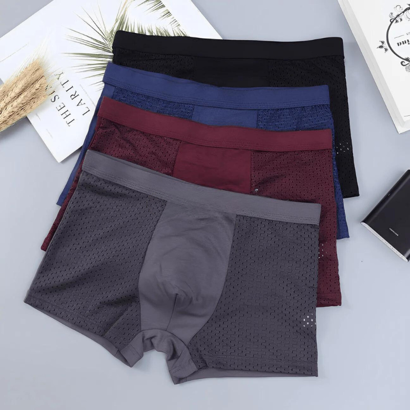 Bamboo Fiber Boxer Shorts (Buy 5, Get 10)