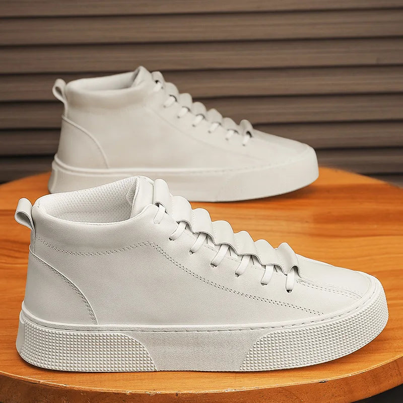 ELEGANTIE| Fall sneakers for men: non-slip leather and canvas