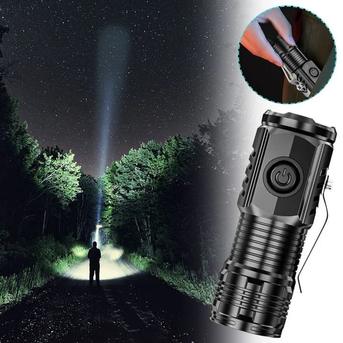 MaxPower™️ - Powerful Indestructible Mini Tactical Flashlight.