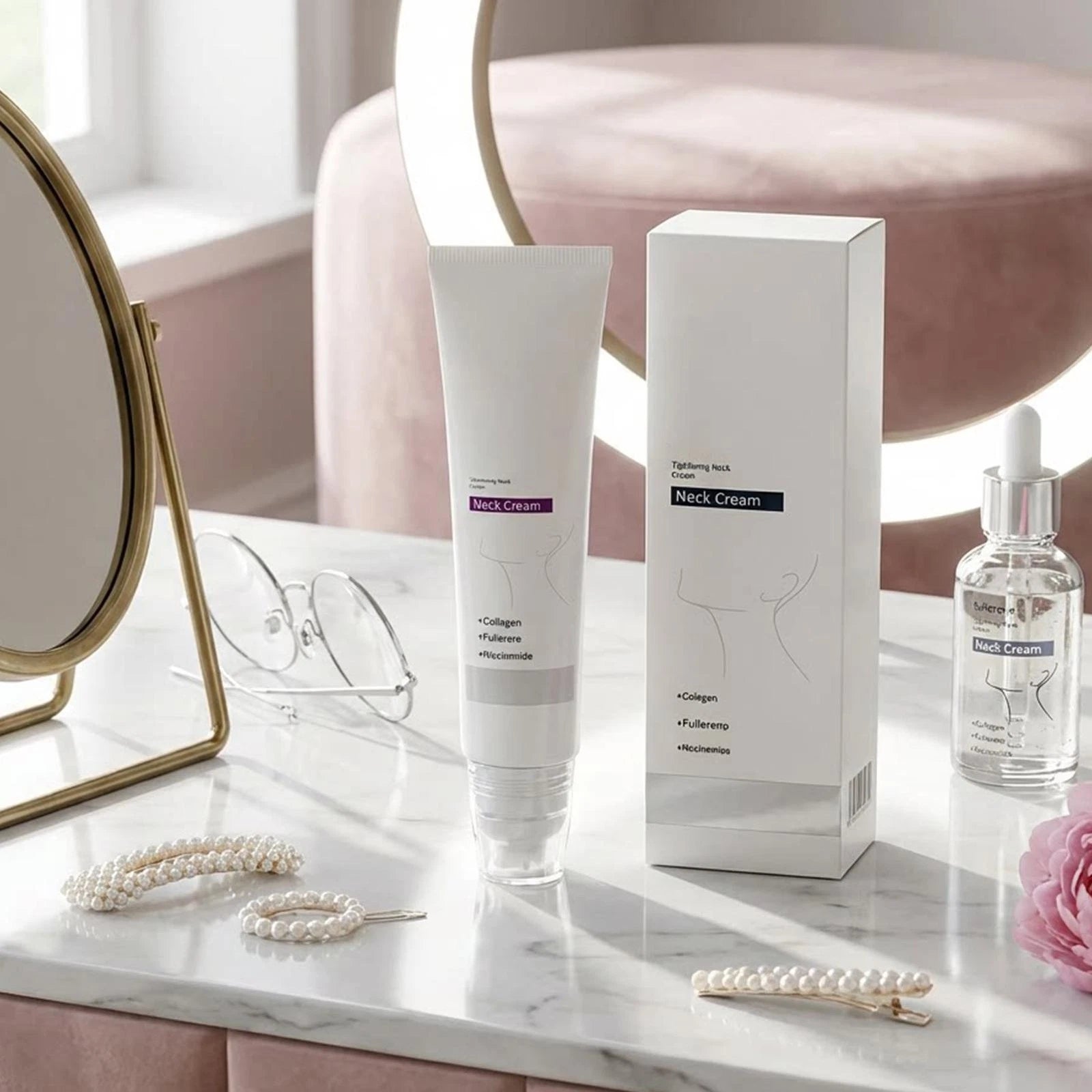 FirmSkin Neck™ - Collagen and Hyaluronic Acid Neck Cream | ELEGANTIEE