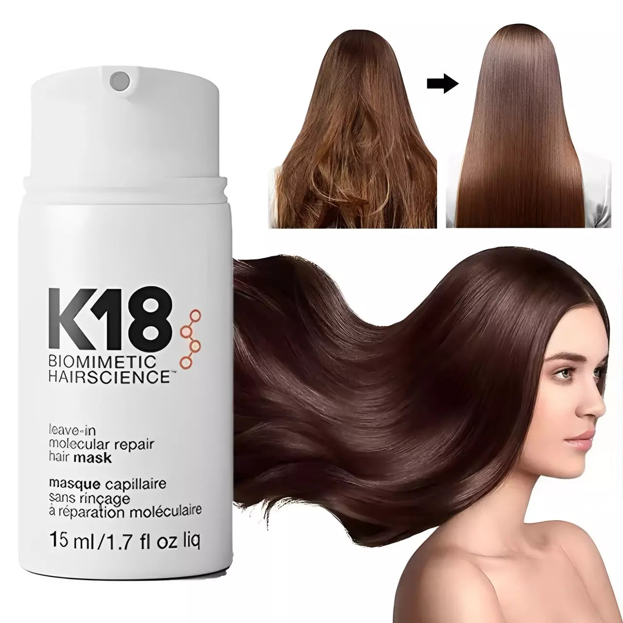 Hair Restoration Mask with Keratin K18 | Elegantiee
