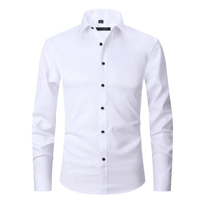 ELEGANTIEE| ElasticFit™ – Camicia Aderente Anti-Pieghe Premium