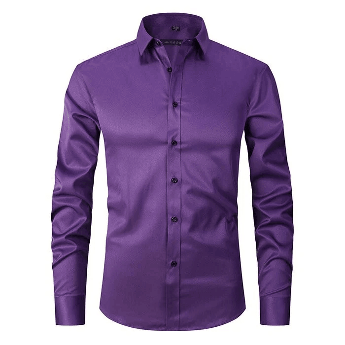 ELEGANTIEE | ElasticFit™ - Schlankes Hemd Anti-Crease Premium