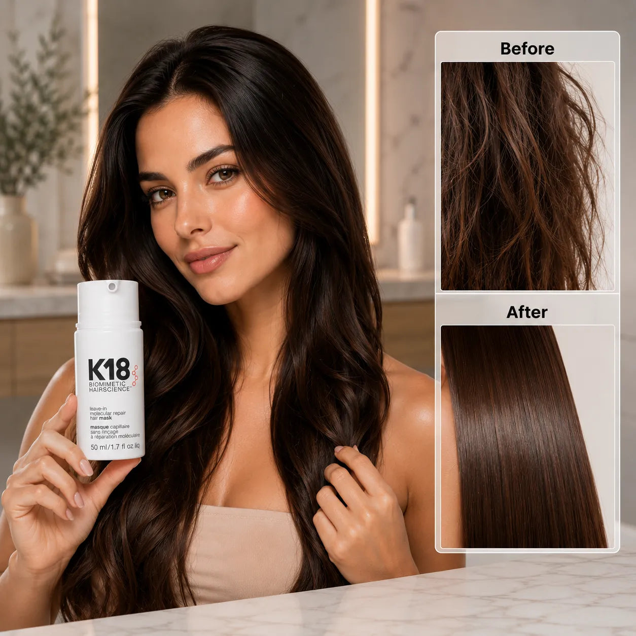 Hair Restoration Mask with Keratin K18 | Elegantiee