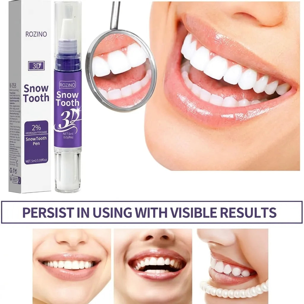 Teeth Whitening Pen - SnowTooth | Buy 1 get 3 | Elegantiee
