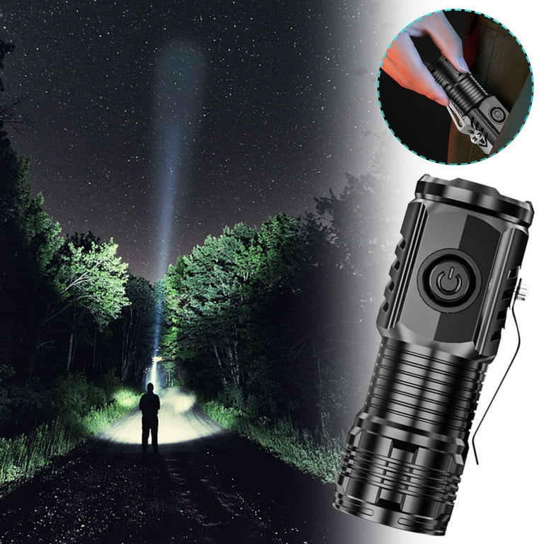MaxPower™️ - Powerful indestructible mini tactical flashlight.