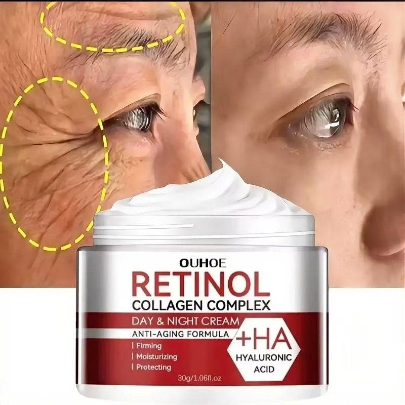 Retinol, Collagen & Hyaluronic Acid Face Cream | Elegantiee