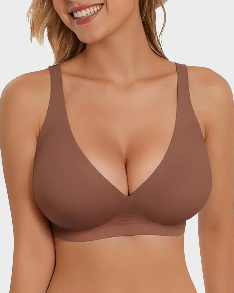 Reggiseno Push-Up Effetto Invisibile | Senza Ferretto a V Profonda | Elegantiee