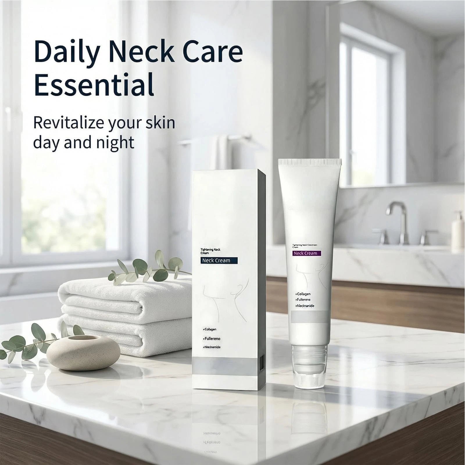 FirmSkin Neck™ - Collagen and Hyaluronic Acid Neck Cream | ELEGANTIEE