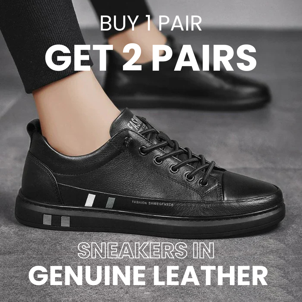 ELEGANTIEE | Sneakers in vera pelle © (Compra 1, ricevi 2)
